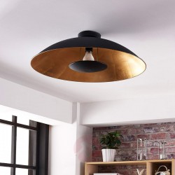 Schwarz-goldene Deckenlampe...